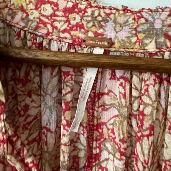 Free People Feeling Groovy Maxi Dress in Red Size S - Picture 6 of 6